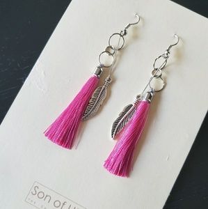Hand made tassel earrings